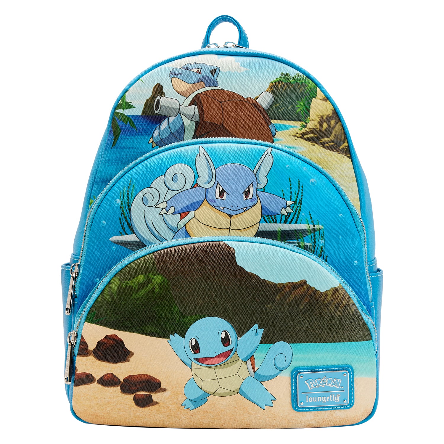Loungefly Squirtle Evolution Backpack