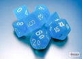 FROSTED MINI 7 DIE SET CARIBBEAN BLUE/WHITE