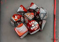 GEMINI RED-STEEL/WHITE 7 DIE SET