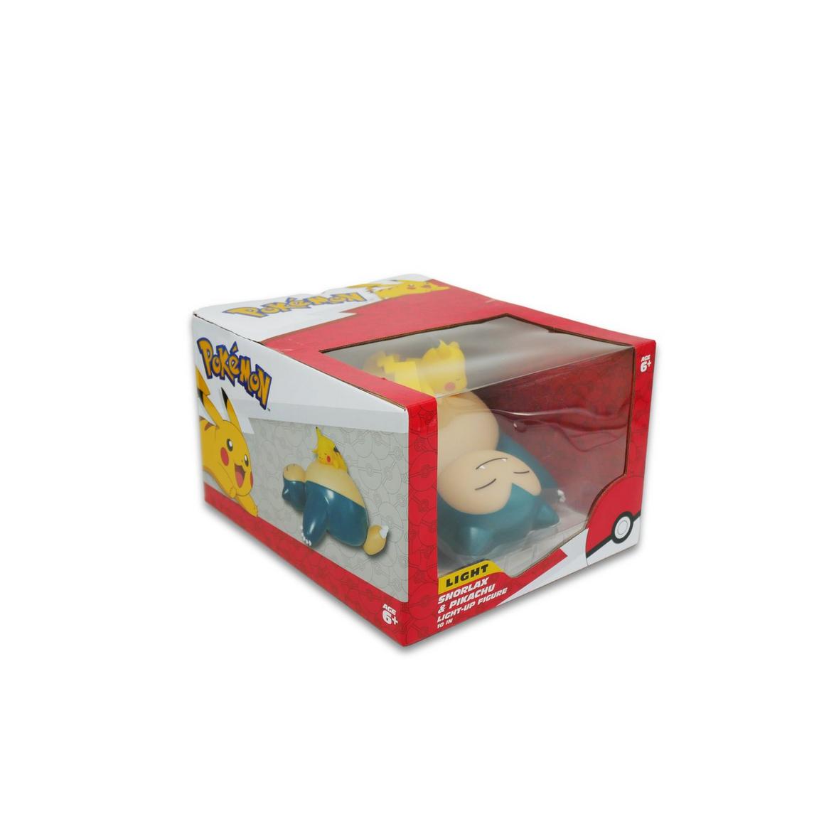 Sleeping Snorlax & Pikachu Light FIgure