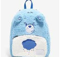 Fuzzy Blue CareBear Loungefly Backpack