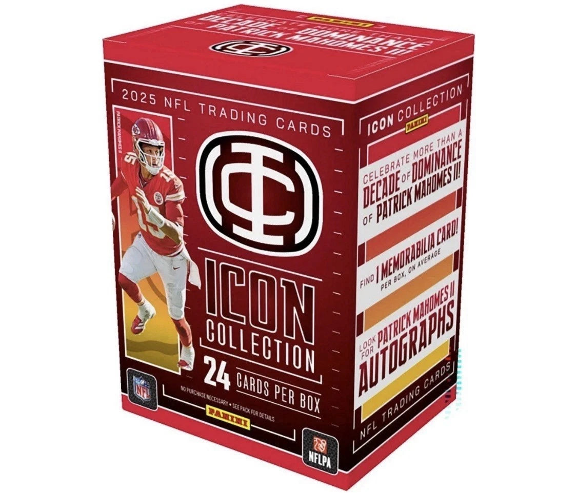 2025 Panini Icon Collection Authentically Mahomes Factory Sealed Blaster Box