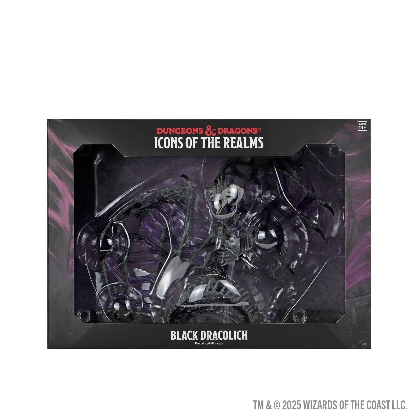 D&D icons of the realms black Draco Lich ￼