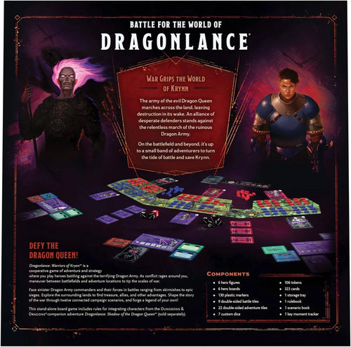 D&D Dragonlance Warriors of Kyrnn Board Game