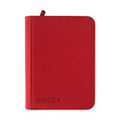4-Pocket Exo-Tec® Zip Binder × 12 Fire Red